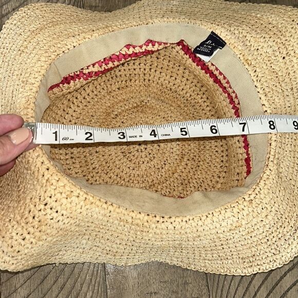 Fun 🤩 Hat 👒 fabulously flexible Pack away!!! ✈️ 🏝️ 🕶️ 👄 💄 Pink Stripes - Picture 9 of 17